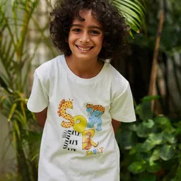 Somersault Boys Round Neck Short Sleeves Cotton Printed T-shirt-picture-17