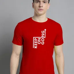 FBAR Typography Printed Round Neck Cotton Regular T-shirt-image-78