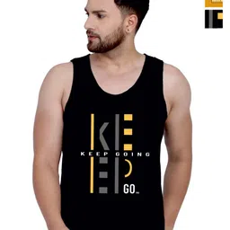 SLOWLORIS Pack Of 2 Printed Bio Wash Combed Cotton Innerwear Vests-picture-38