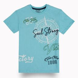 Gini and Jony Boys Graphic Printed Round Neck Cotton T-shirt-picture-6