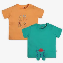 Ed-a-Mamma Baby Boys Typography 2 Printed Bio Finish Applique T-shirt-picture-13