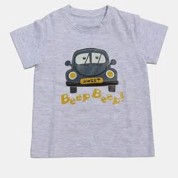 BAESD Kids Cars Graphic Printed Round Neck Short Sleeves Bio Finish Cotton T-shirt-picture-26