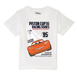 Disney by Wear Your Mind Boys White Printed Cotton T-shirt-picture-25