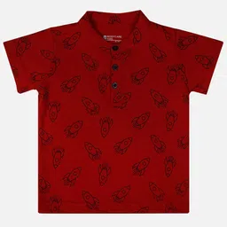 Bodycare Boys Conversational Printed Henley Neck Cotton T-shirt-picture-15