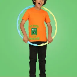 NUSYL Boys Graphic Printed Placement Round Neck T-shirt-picture-31