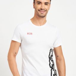 CAMLA Typography Printed Cotton T-shirt-picture-48