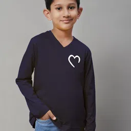Friskers Boys Graphic Printed V-Neck Pure Cotton T-shirt-picture-28