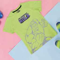 Pantaloons Junior Boys Hulk Printed Cotton T-shirt-picture-21