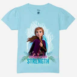 YK Disney Girls Printed Extended Sleeves Pure Cotton Applique T-shirt-picture-47