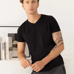 KOFFY Pure Pima Cotton Perennial V-Neck T-Shirt-picture-41