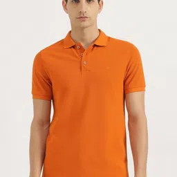United Colors of Benetton Men Solid Polo Collar Pure Cotton T-shirt-picture-42