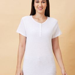 Being Human Henley Neck Short Sleeves Longline T-shirt-picture-47