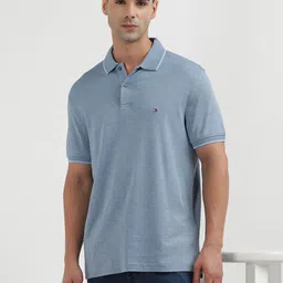 Tommy Hilfiger Men Polo Collar Solid T-shirt image 1