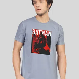 Greylongg Men Graphic Printed Round Neck T-shirt image 1