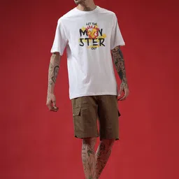 WROGN Typography Printed Drop-Shoulder Sleeves T-shirt-picture-11