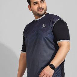 Instafab Plus Men Plus Size Printed Flex T-shirt-picture-12
