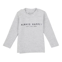 Bodycare Kids Boys Typography Printed Cotton T-shirt-image-3