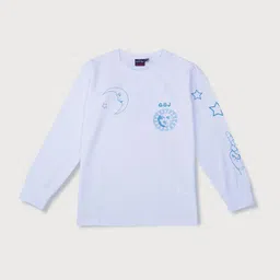 Gini and Jony Boys White Cotton T-shirt-image-57