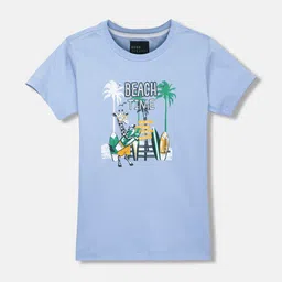 Blue Giraffe Boys Raw Edge T-shirt-picture-20