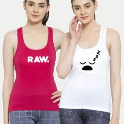 Friskers Women Pack Of 2 Tank Tops-picture-30
