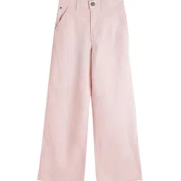 Tommy Hilfiger Girls Mid Rise Cotton Chinos Trousers-picture-26
