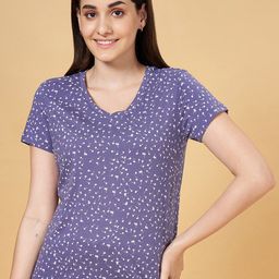Dreamz by Pantaloons Floral Printed Cotton Lounge T-shirts-picture-25