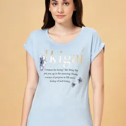Dreamz by Pantaloons Printed Cotton Lounge Tshirts-picture-41