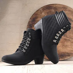 El Paso Women Heeled Mid-Top Regular Boots-picture-40