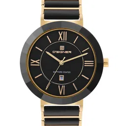 d'signer Dsigner Men Brass Dial & Ceramic Bracelet Style Straps Analogue Watch 815GBCRM.3G-picture-17