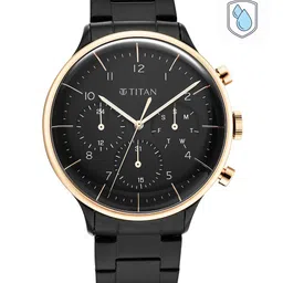 Titan Men Dial & Stainless Steel Bracelet Style Straps Analogue Watch 90102KM01-picture-3
