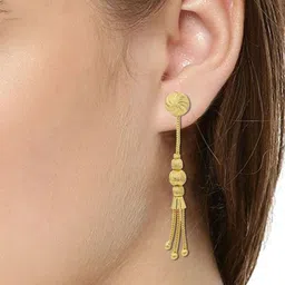 DZINETRENDZ Geometric Drop Earrings image 2