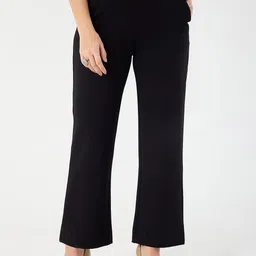 FEMMELLA Women Comfort Straight Fit Wide Leg Trousers-image-8