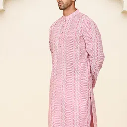 Jompers Abstract Embroidered Chikankari Cotton Kurta image 4