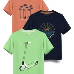 HELLCAT Boys Typography 3 Printed T-shirt-picture-27
