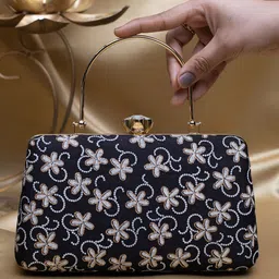 ARTKLIM Embroidered Box Clutch-picture-15