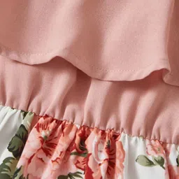 YK Print Fit & Flare Dress image 4