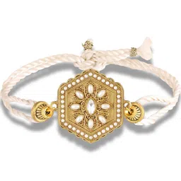 Mahi Men Gold Rakhi image 3