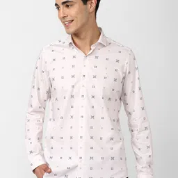 SIMON CARTER LONDON Men Slim Fit Printed Casual Cotton Shirt-image-68