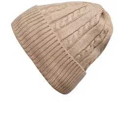 LOOM LEGACY Men Self Design Acrylic Wool Beanie-image-54