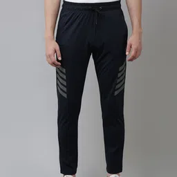 Van Heusen Men Striped Slim Fit Mid-Rise Outdoor Track Pants-image-11