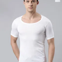 DIXCY SCOTT Pack Of 2 Modern Fit Cotton Undershirt Innerwear Vests image 1