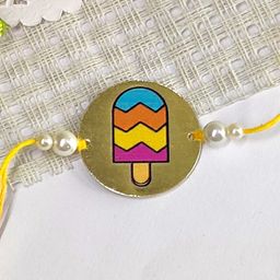 The Magic Wand Kids Pearl Beaded Round Charm Rakhi-picture-48