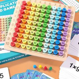 CHOCOZONE Kids Board Game with Flash Cards & Table Learning Toy-picture-21