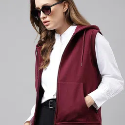 Hancock Hooded Anti Odour Fleece Front Open Sweatshirt-picture-39
