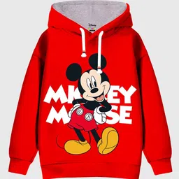 KUCHIPOO Kids Mickey Mouse Printed Hooded Fleece Sweatshirt-picture-17