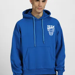 VEIRDO Graphic Printed Hooded Fleece Oversized Pullover Sweatshirt-image-37