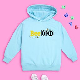 NUSYL Girls Typography Printed Fleece Sweatshirt-picture-22