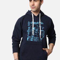 FFLIRTYGO Typography Printed Hooded Fleece Pullover-picture-4