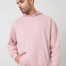 Styli Hooded Long Sleeves Oversized Pure Cotton Sweatshirt-image-14