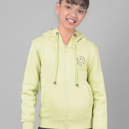 Crimsoune Club Girls Hooded Front-Open Sweatshirt-image-17